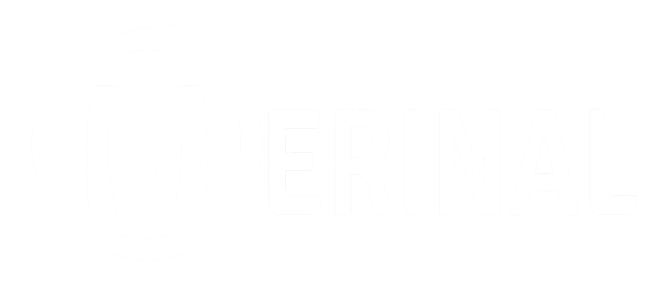 An image of the Merinal Logo in white with the text Plumbing & Electric below it