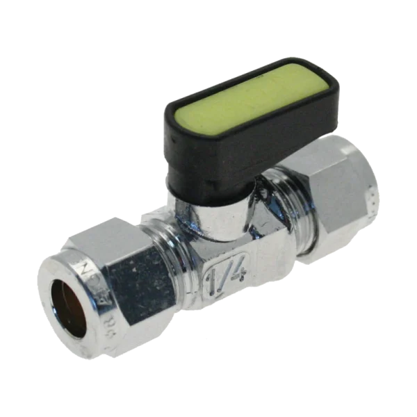 10mm Straight Mini Gas Ball Valve