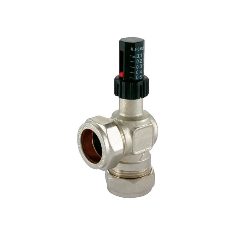 Angled Automatic Bypass Valve 22mm