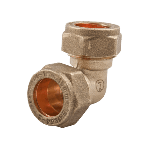 Compression Brass 90° Elbow