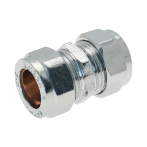 Chrome Coupling Compression Fittings