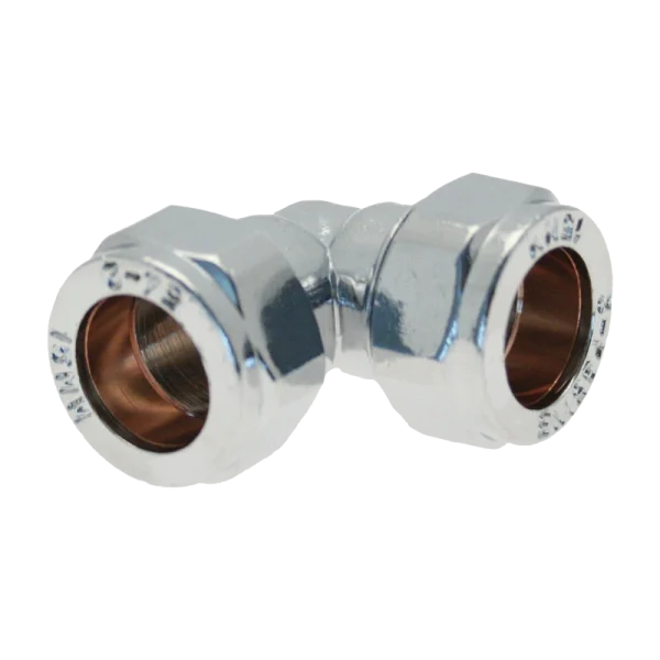 Chrome Elbow Compression