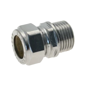 Chrome Male Iron Compression 15mm