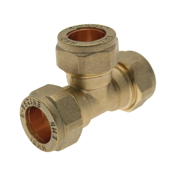 Compression Brass Equal Tees