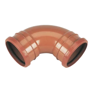 FloPlast 110mm Underground Double Socket Elbow