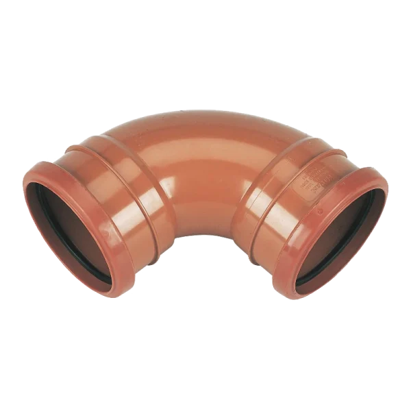 FloPlast 110mm Underground Double Socket Elbow