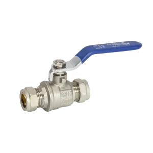 15mm Blue Handle Full Bore Level Valve