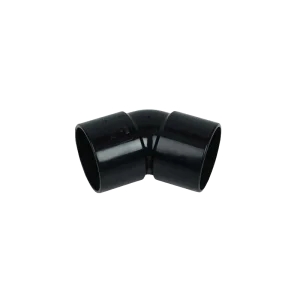 Black FloPlast Solvent Weld 45° Bend