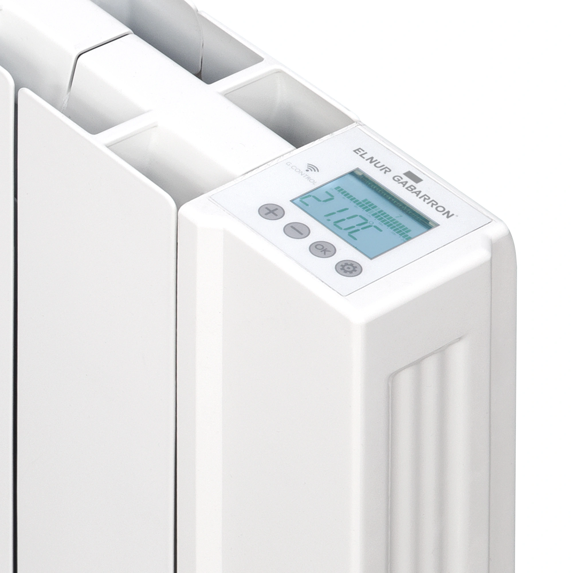 Zoomed in view of Elnur's RDW WiFi Programmable Electric Radiator Display