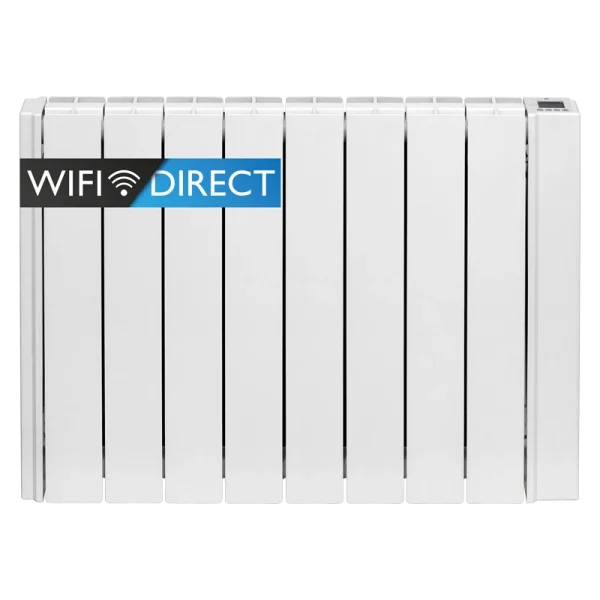 Front view of Elnur's RD8W WiFi Programmable Electric Radiator