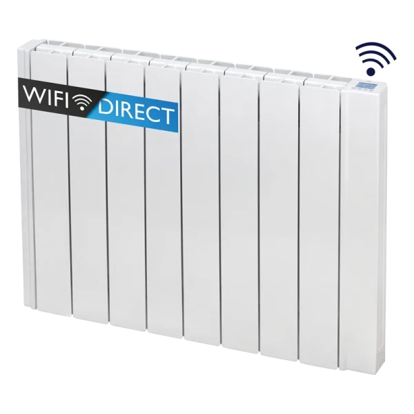 Sideview of Elnur's RD8W WiFi Programmable Electric Radiator