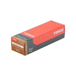 Timco Brown Plastic Plugs BPLUG