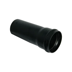 3m x 110mm Black FloPlast Soil Pipe Socketed