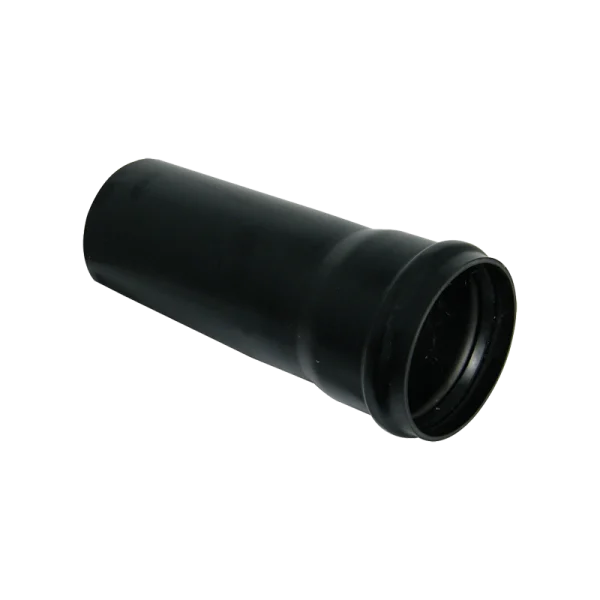 3m x 110mm Black FloPlast Soil Pipe Socketed