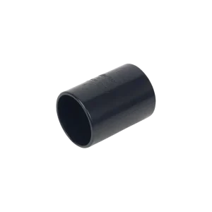 Black FloPlast Waste Straight Coupling