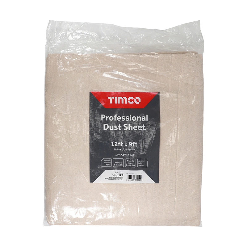 Timco Professional Cotton Dust Sheet