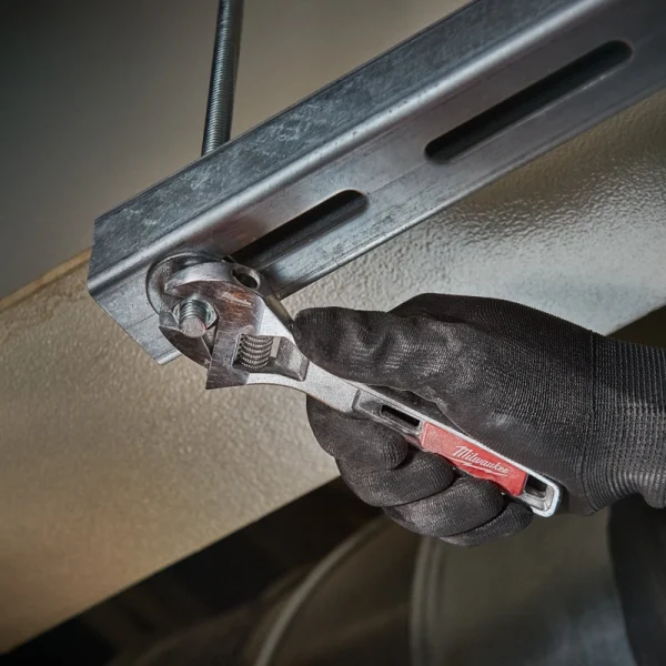 Milwaukee 250mm Adjustable Wrench In Action - 48227410