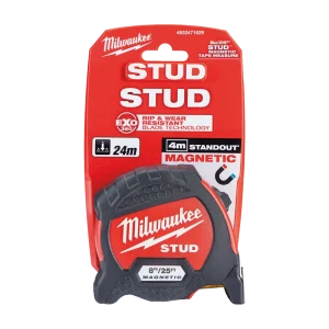 Milwaukee Tape Measure STUD™ Gen2 8m - 26ft - 4932471629