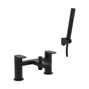 Fresssh Coral Black Bath Shower Mixer Inc Kit