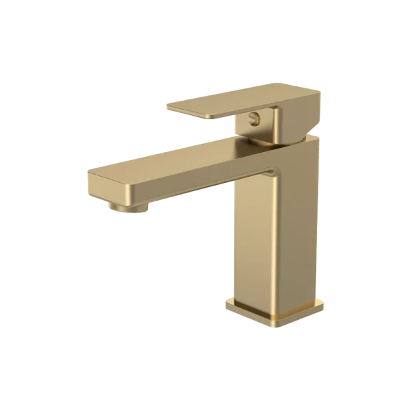 Fresssh Marina MBM Brushed Brass Basin Mixer Including Waste