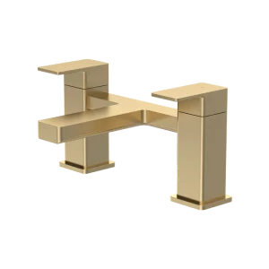 Fresssh Marina Brushed Brass Bath Mixer