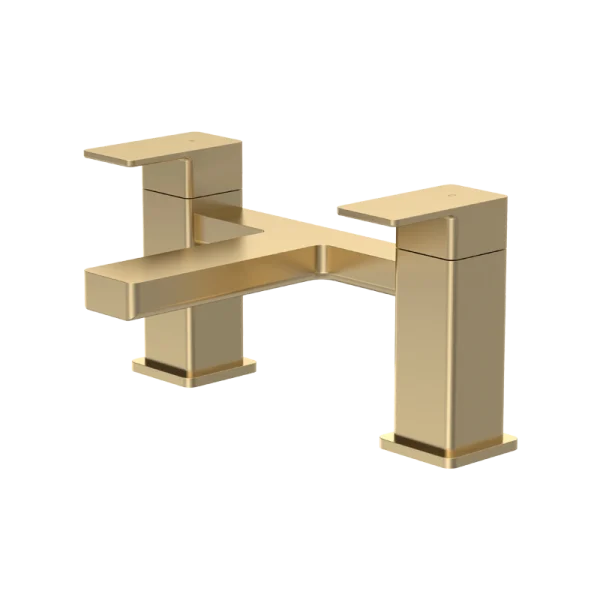 Fresssh Marina Brushed Brass Bath Mixer