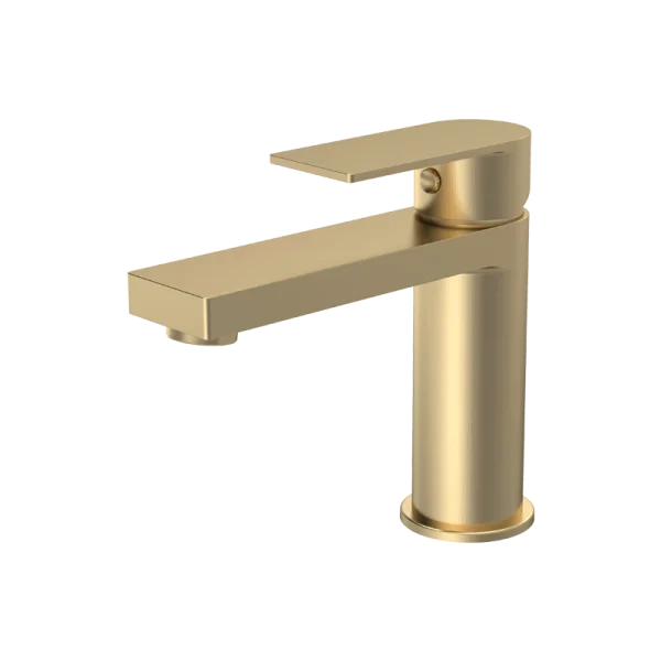 Fresssh Brooke MBM Brushed Brass Basin Mixer Including Waste