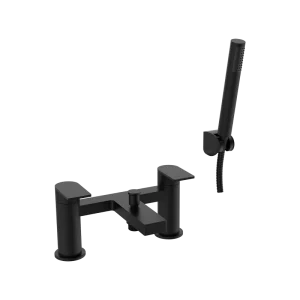 Fresssh Brooke Black Bath Shower Mixer Inc Kit