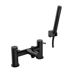 Fresssh Bay Black Bath Shower Mixer Inc Kit