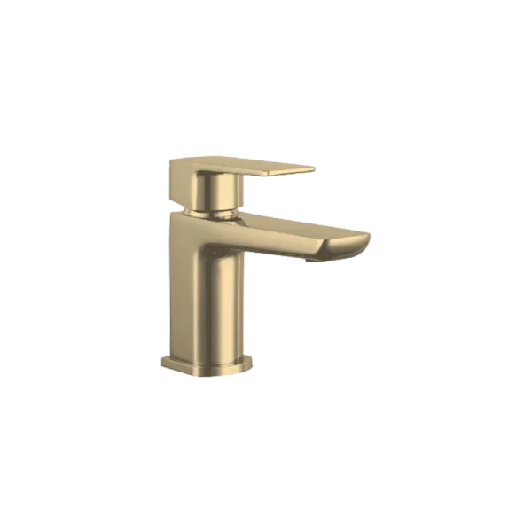 Fresssh Firth Mini MBM Brushed Brass Basin Mixer Including Waste
