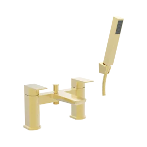 Fresssh Firth Brushed Brass Bath Shower Mixer Inc Kit