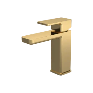 Tackley Brushed Brass Mono Basin Mixer Inc P/B Waste