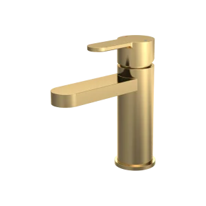 Yarnton Brushed Brass Mono Basin Mixer (P/B Waste)