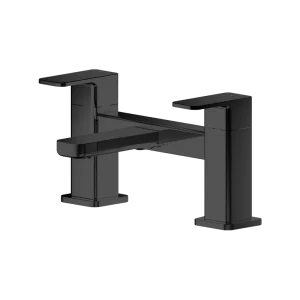 Tackley Matt Black Deck Mounted Bath Filler