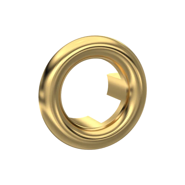Brushed Brass Basin Overflow Ring