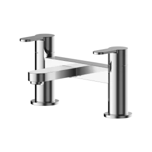 Yarnton Chrome Deck Mounted Bath Filler