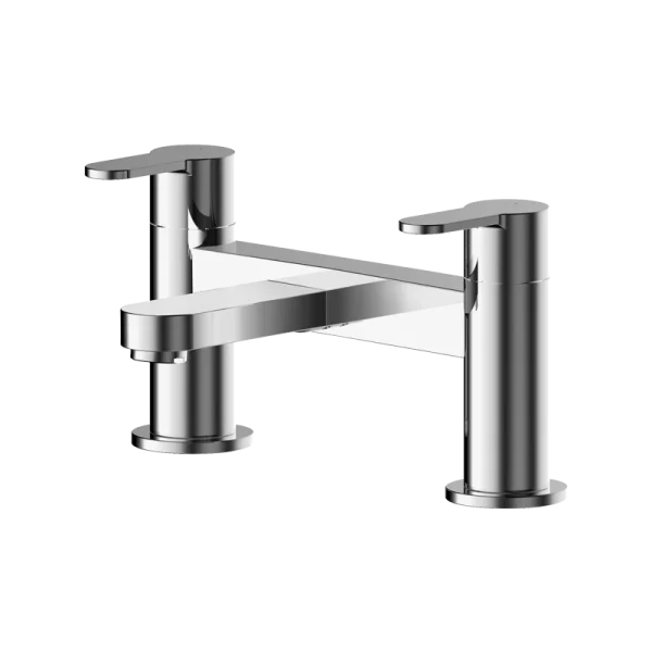 Yarnton Chrome Deck Mounted Bath Filler