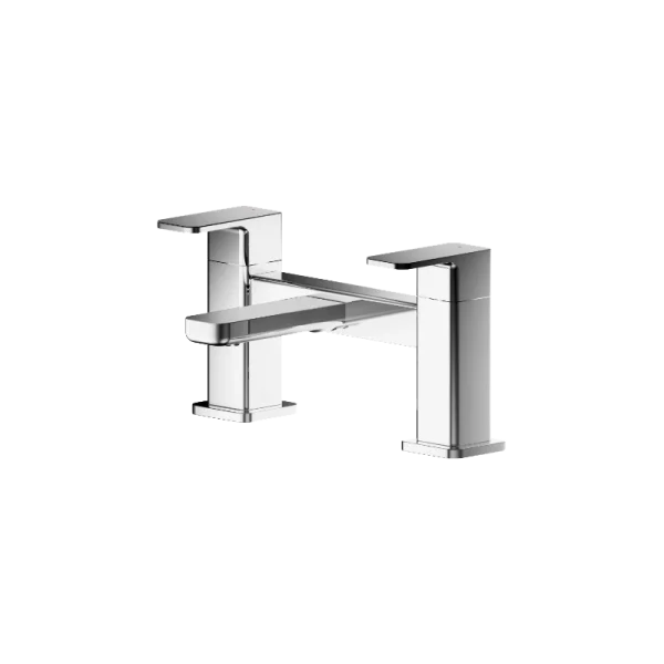 Tackley Chrome Deck Mounted Bath Filler