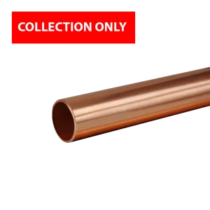 22mm x 3m Copper Tube COLLECTION ONLY