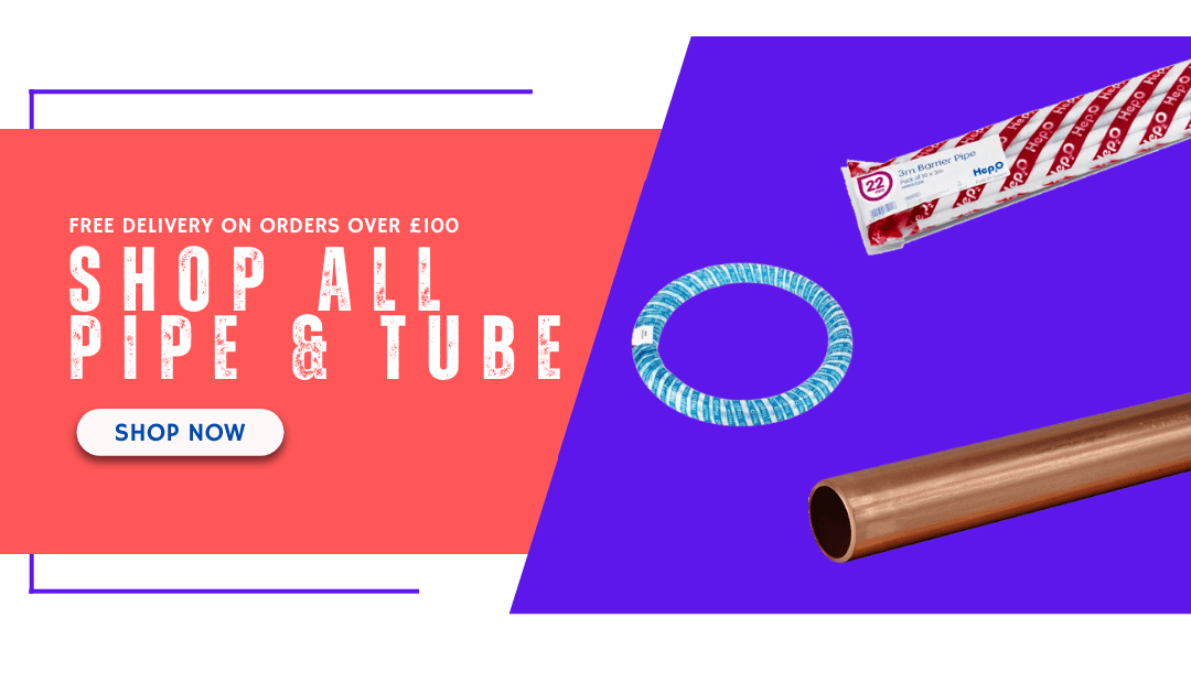 Pipe & Tube Offer Banner - Free delivery on orders over £100