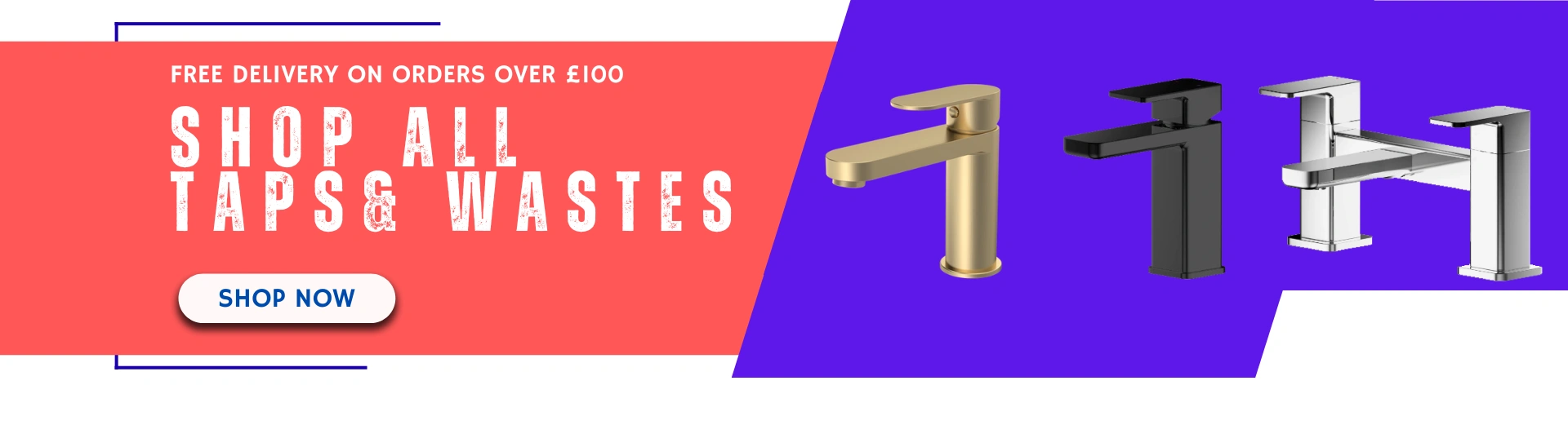 Taps & Wastes Offer Banner
