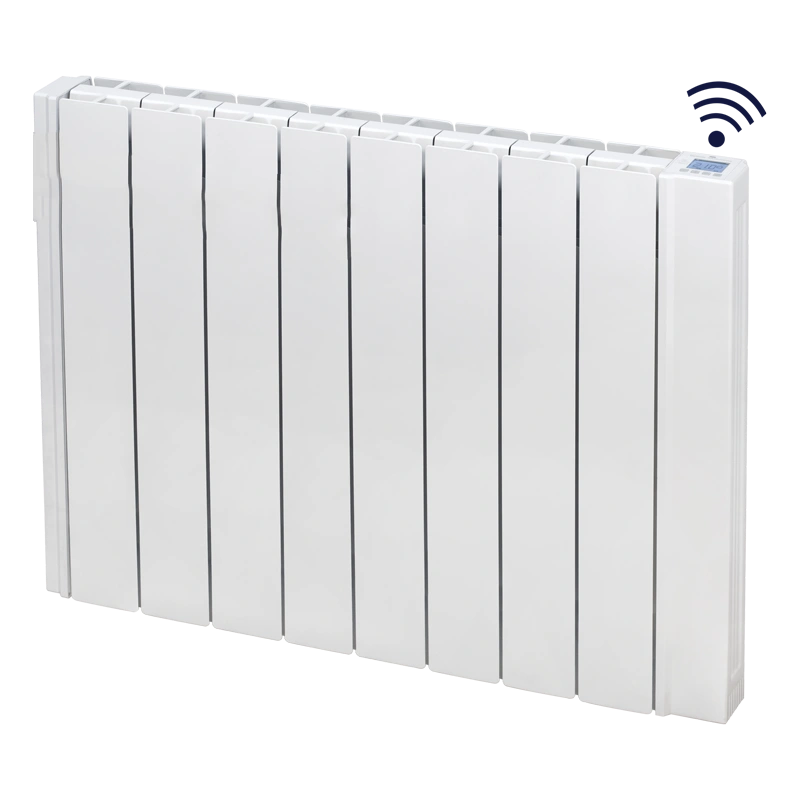 Side view of Elnur RD8W Wi-Fi Electric Radiator